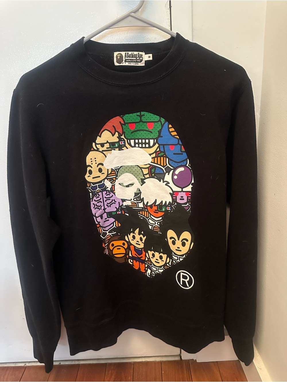 A Bathing Ape BAPE x DragonBall Z Crewneck - size medium